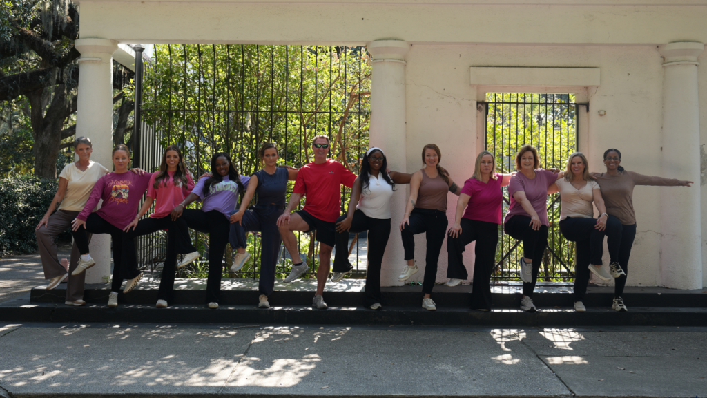 Dr Ricky Lane with the Team